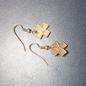 Bronze X Earrings